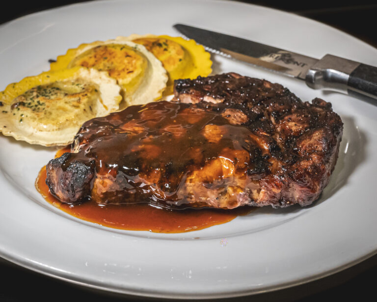 14 oz. Ribeye w/Demi-Glaze